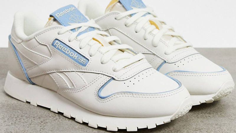 Reebok Classic Leather White Blue