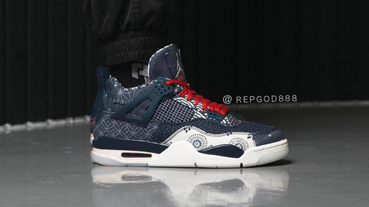 jordan 4 se on feet
