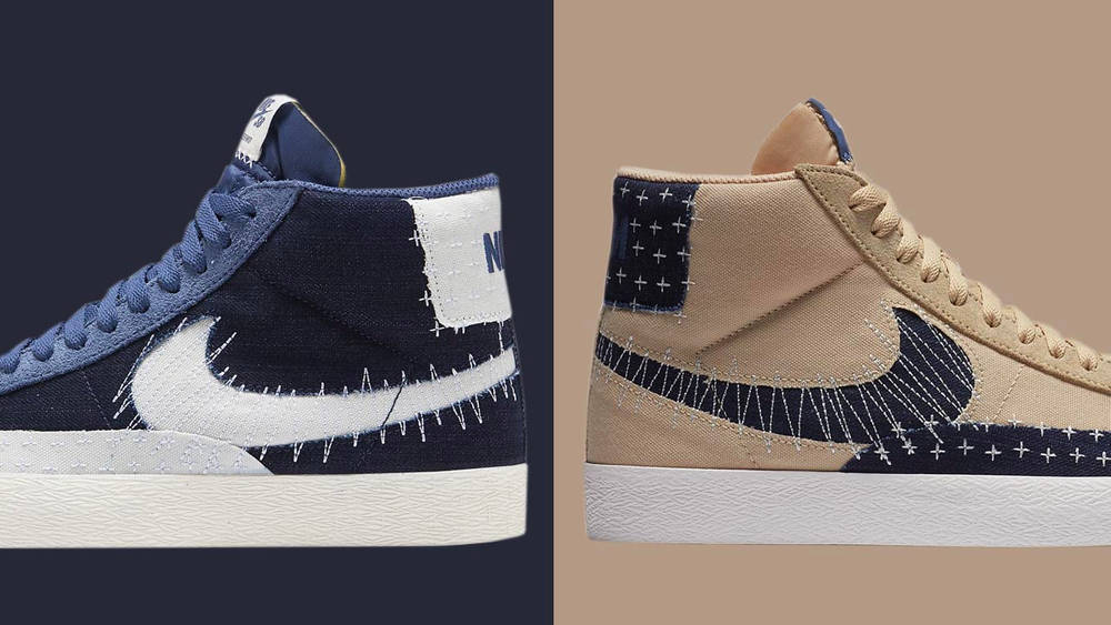 The Nike SB Zoom Blazer Mid "Sashiko" Pack is Available Now!