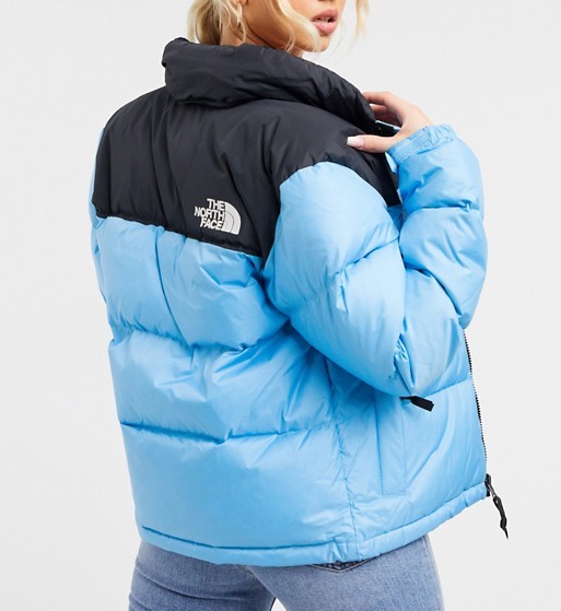 The North Face Nuptse Black Blue