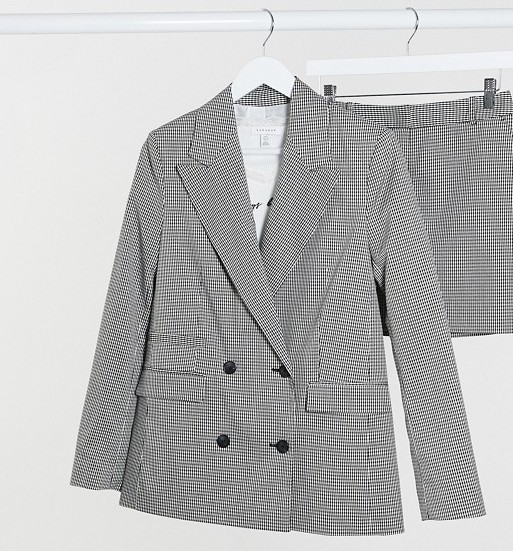 Topshop Mini Check Jacket