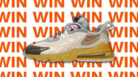 Giveaway: WIN the Travis Scott x Nike Air Max 270 React "Cactus Trails"!