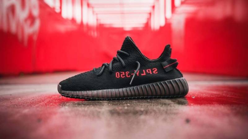 yeezy boost 350 v2 black red restock