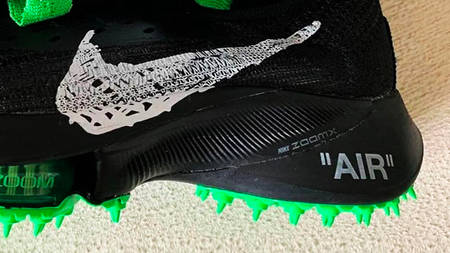 First Look at the Off-White x Nike Air Zoom Tempo NEXT% "Black" First Look at the Off-White x Nike Air Zoom Tempo NEXT% "Black"