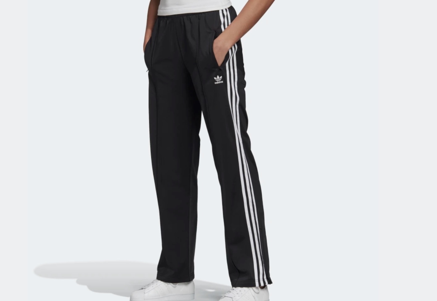 adidas Firebird Tracksuit Bottoms Black