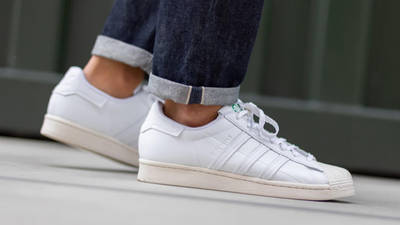 adidas originals clean classics sustainable superstar trainers in white