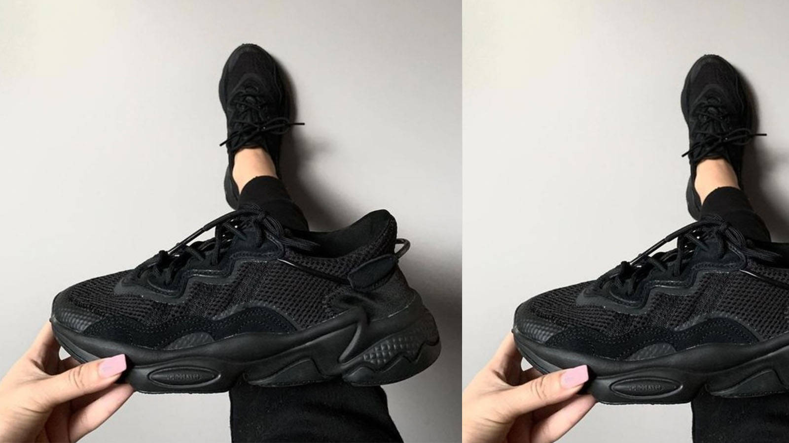 Adidas ozweego triple clearance black