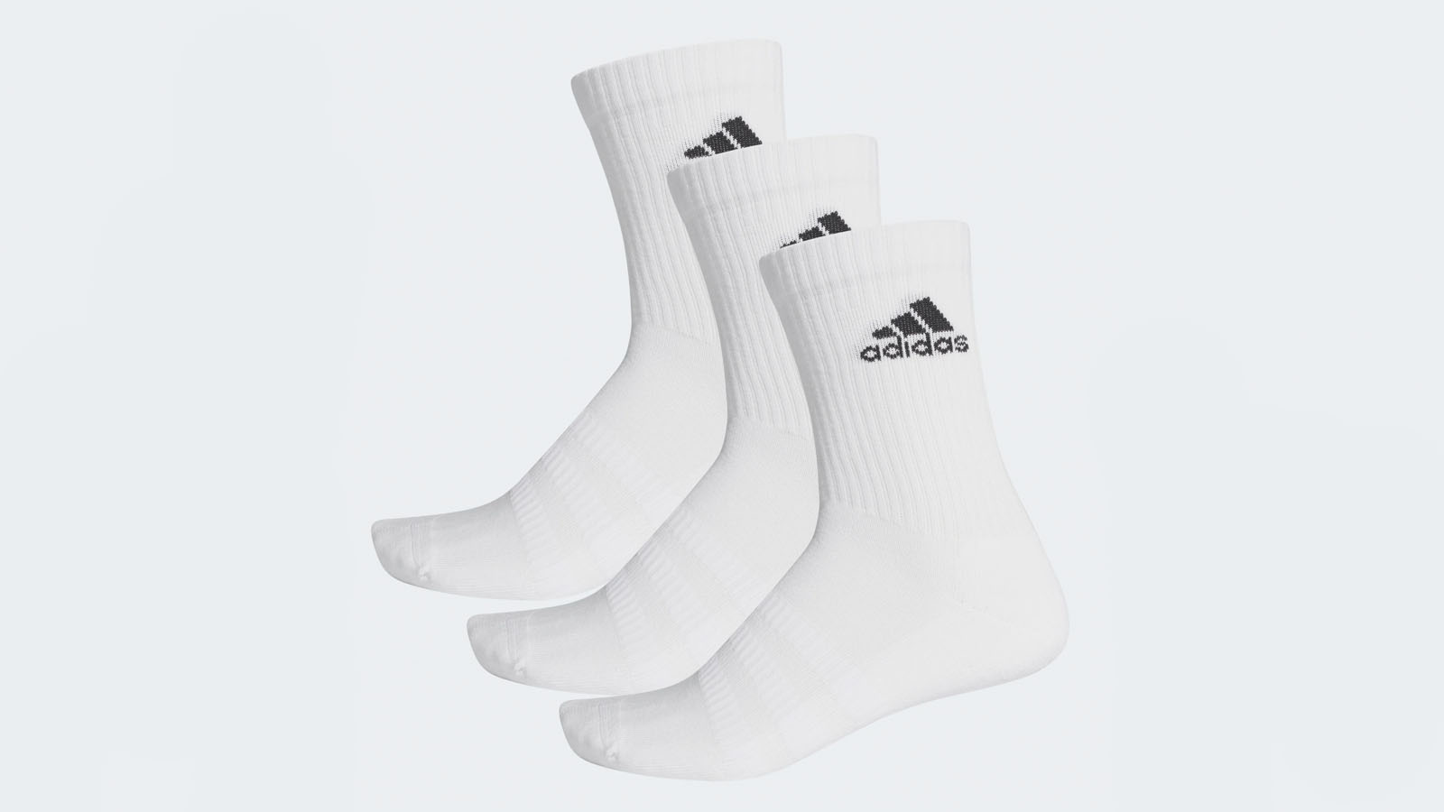 adidas three stripe socks white