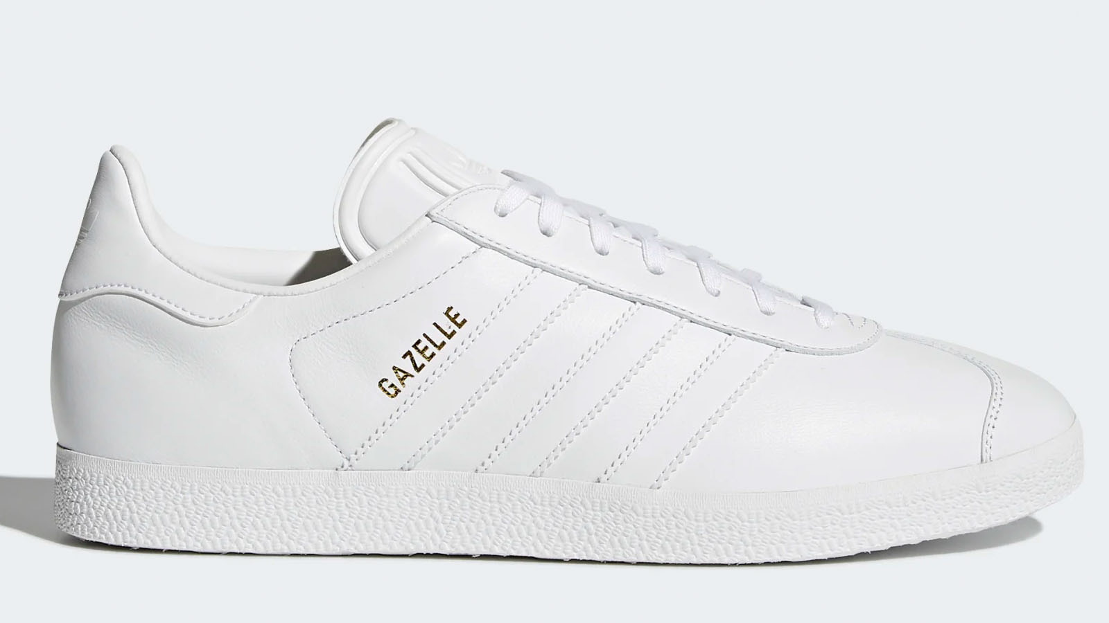 adidas triple white gazelle