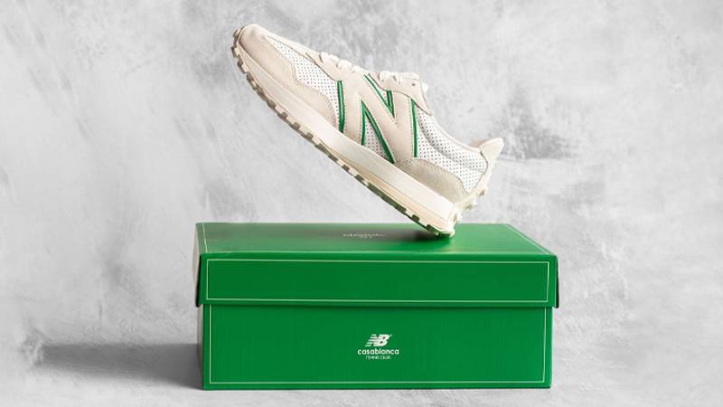 Casablanca x New Balance 327 Grey Green | Where To Buy | MS327CBA