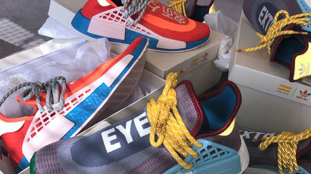 A Sneak Peek at the Pharrell Williams x adidas NMD Hu "Extra Eye" Pack A Sneak Peek at the Pharrell Williams x adidas NMD Hu "Extra Eye" Pack