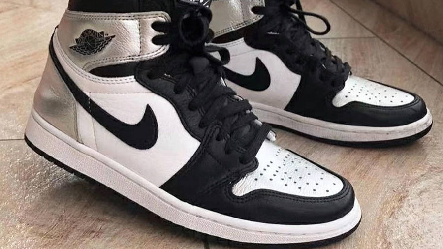 jordan 1 high black and silver