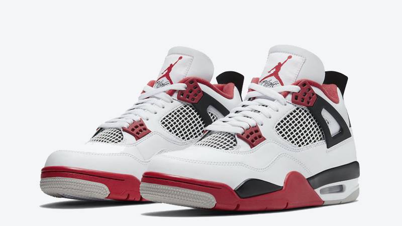 jordan red and white 4s