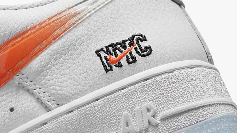 KITH x Nike Air Force 1 New York City Closeup