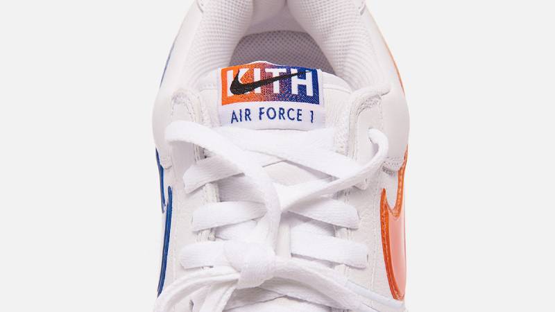 Kith x Nike Air Force 1 One White Brilliant Orange CZ7928-100 Mens