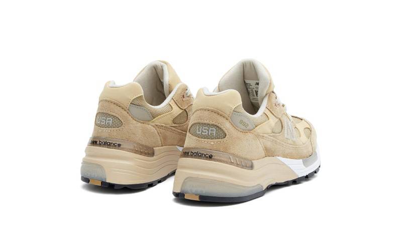 New Balance 992 Tan White