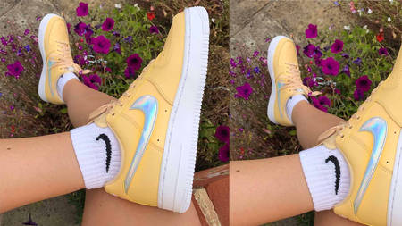 The Zesty Nike Air Force 1 ‘Lemon Iridescent Swoosh’ Is Still In Stock At ASOS! The Zesty Nike Air Force 1 ‘Lemon Iridescent Swoosh’ Is Still In Stock At ASOS!