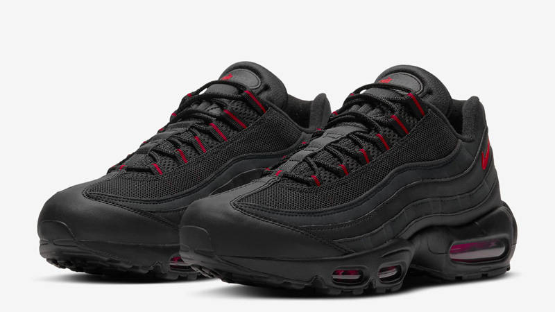 Nike Air Max 95 Black University Red Front