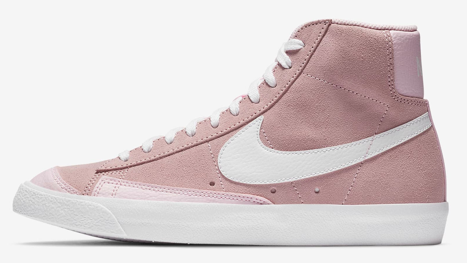nike blazer mid suede pink