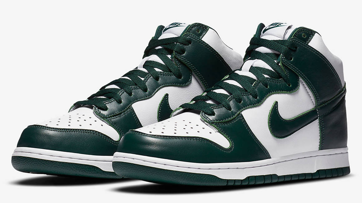 The Richly Hued Nike Dunk High ‘Spartan Green’ Lands This Week! | The ...