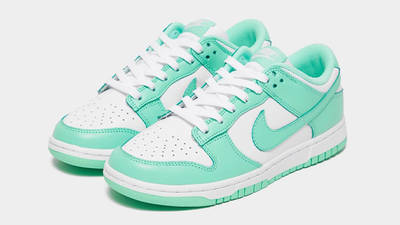 nike dunk low green glow mens