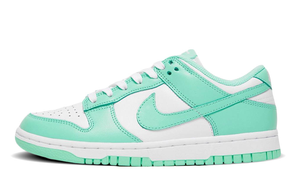 air jordan dunk low green glow