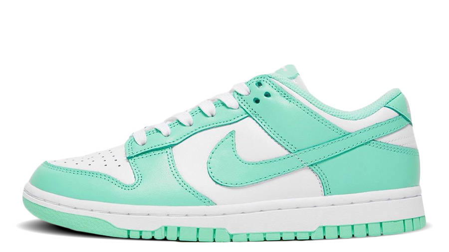 raffle dunk low green glow