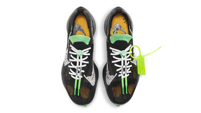 Off-White x Nike Air Zoom Tempo Next% Black Scream Green Top