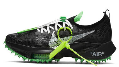 Off-White x Nike Air Zoom Tempo Next% Black Scream Green