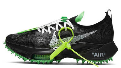 Off-White x Nike Air Zoom Tempo Next% Black Scream Green