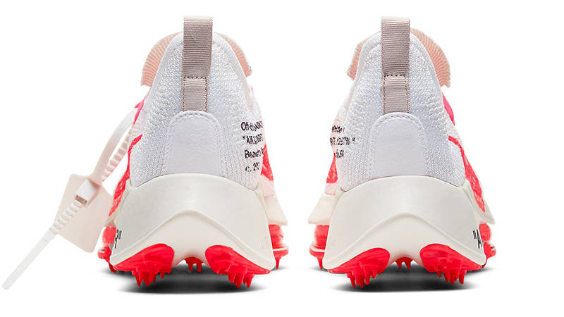 Off-White x Nike Air Zoom Tempo Next% Solar Red Back