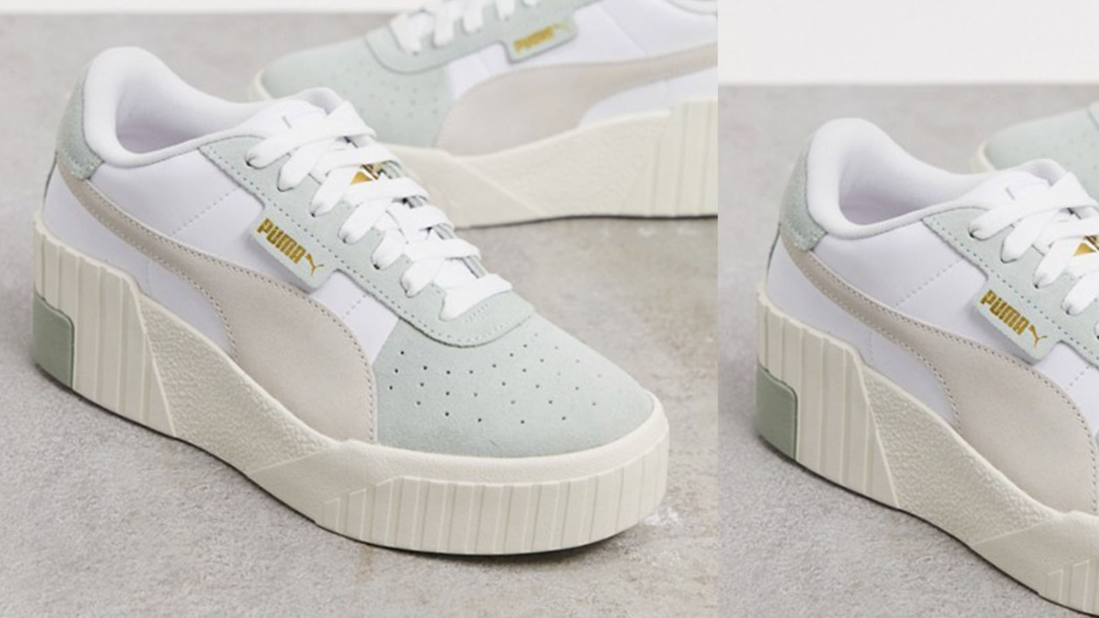 puma green platform cali