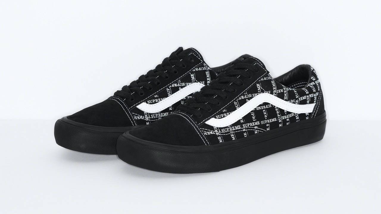 supreme vans black