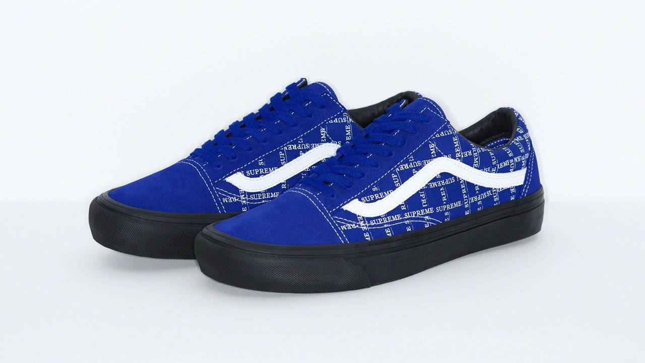 supreme vans blue
