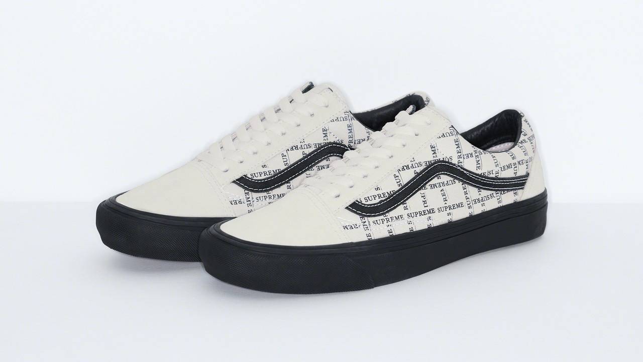 supreme vans white
