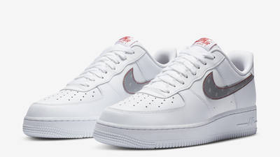 3M x Nike Air Force 1 Reflective Logo White Front
