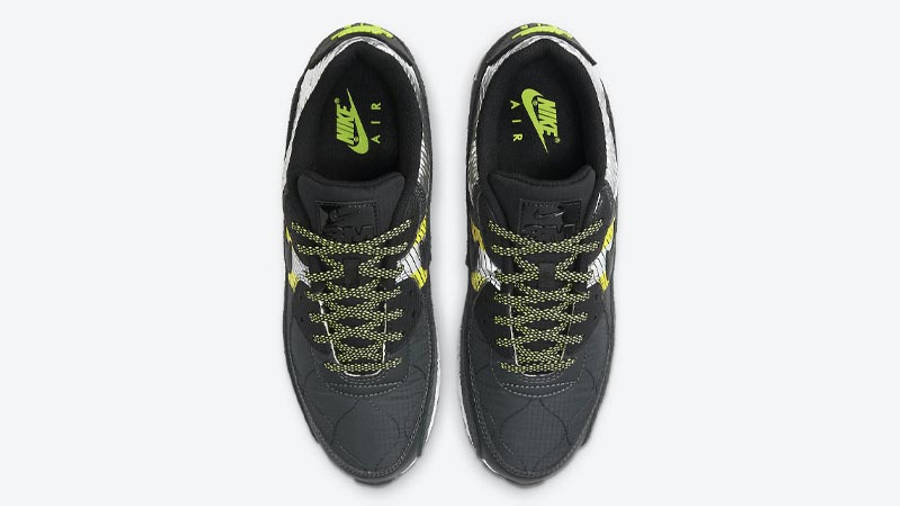3M x Nike Air Max 90 Anthracite Volt Middle