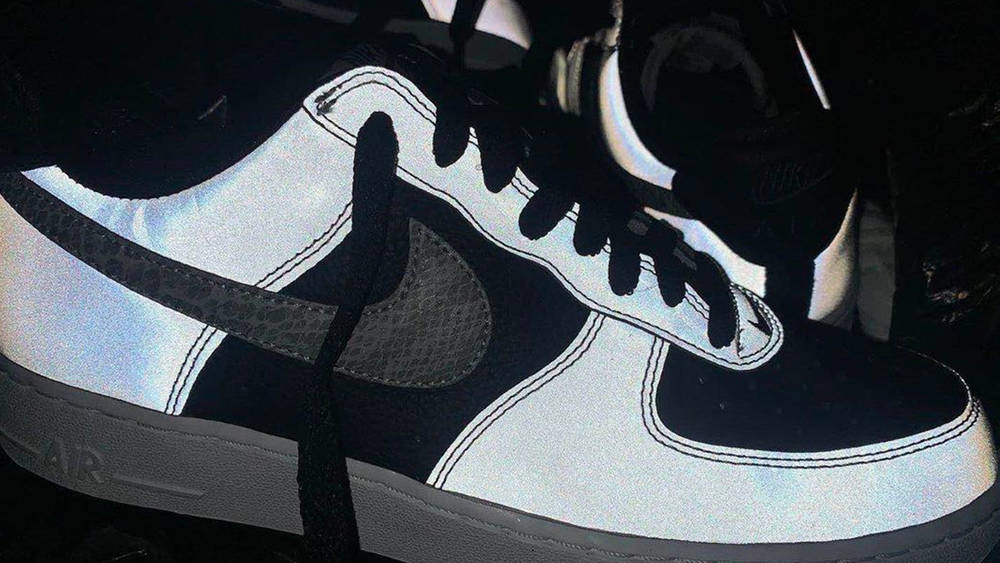Image via solebyjc Nike Air Force 1 B "3M Snake"