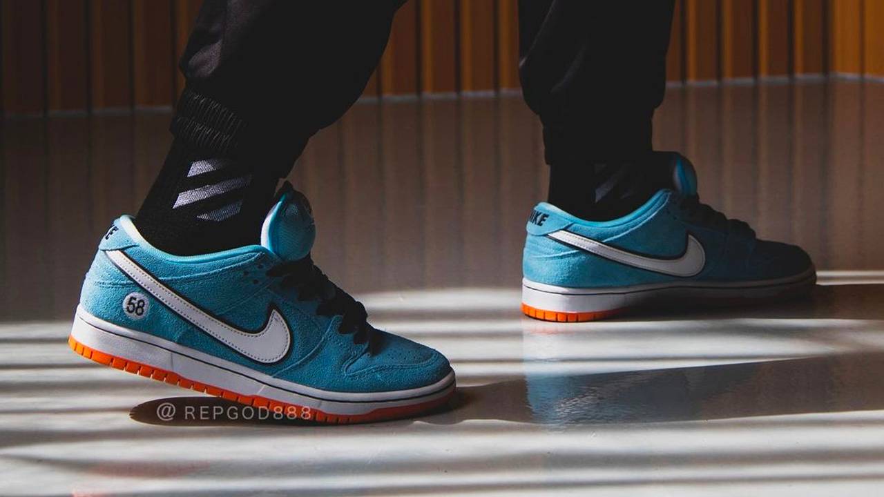 nike dunk gulf on feet
