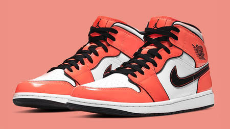The Nike Air Jordan 1 Mid 'Turf Orange' Is Giving Us Serious Pop Art Vibes The Nike Air Jordan 1 Mid 'Turf Orange' Is Giving Us Serious Pop Art Vibes
