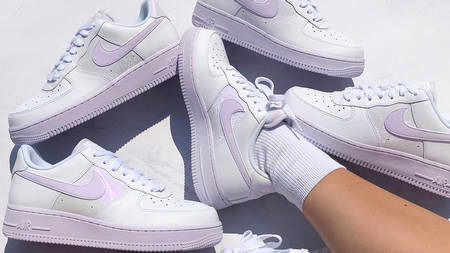 FREE GIVEAWAY! Win A Pair Of The Sold-Out, Coveted Nike Air Force 1 Barely Grape