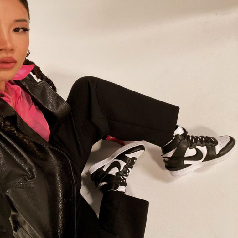 Ambush x Nike Dunk High White Black