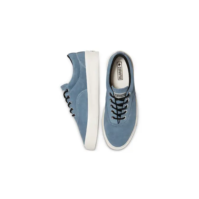 Converse eco friendly for over 70 years Nubuck Low Top Lakeside Blue Middle