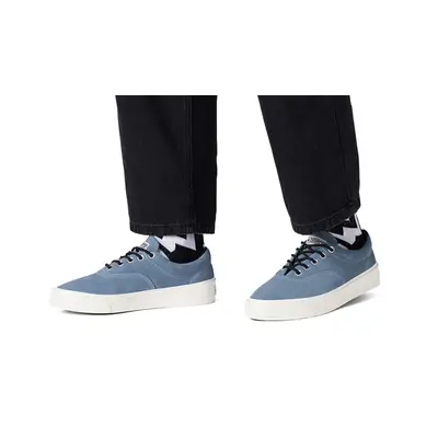 Converse eco friendly for over 70 years Nubuck Low Top Lakeside Blue On Foot