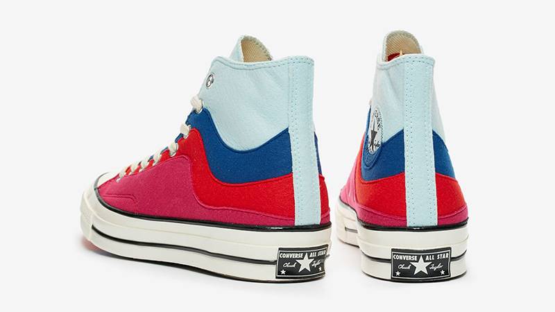 Converse Chuck 70 Hi Blue Red 169519C back