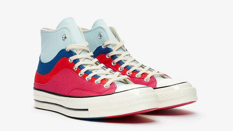 Converse Chuck 70 Hi Blue Red 169519C front