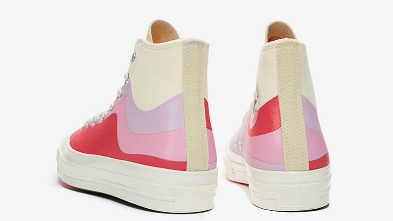 Converse Chuck 70 Hi White Pink 169520C back