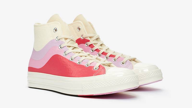 Converse Chuck 70 Hi White Pink 169520C front