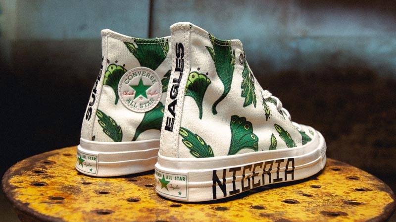 Converse Chuck 70 High Top Nigeria National Football Team By You On Table