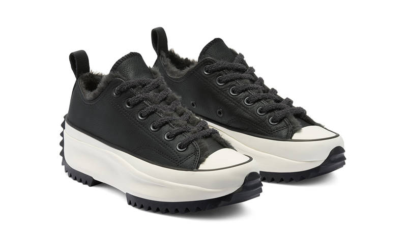 Converse Run Star Hike Hi Cozy Club Black Egret